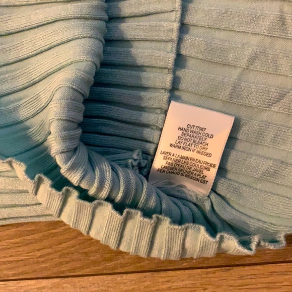 Guess Jeans Light Blue Cardigan - Size Medium - Picture 5 of 6